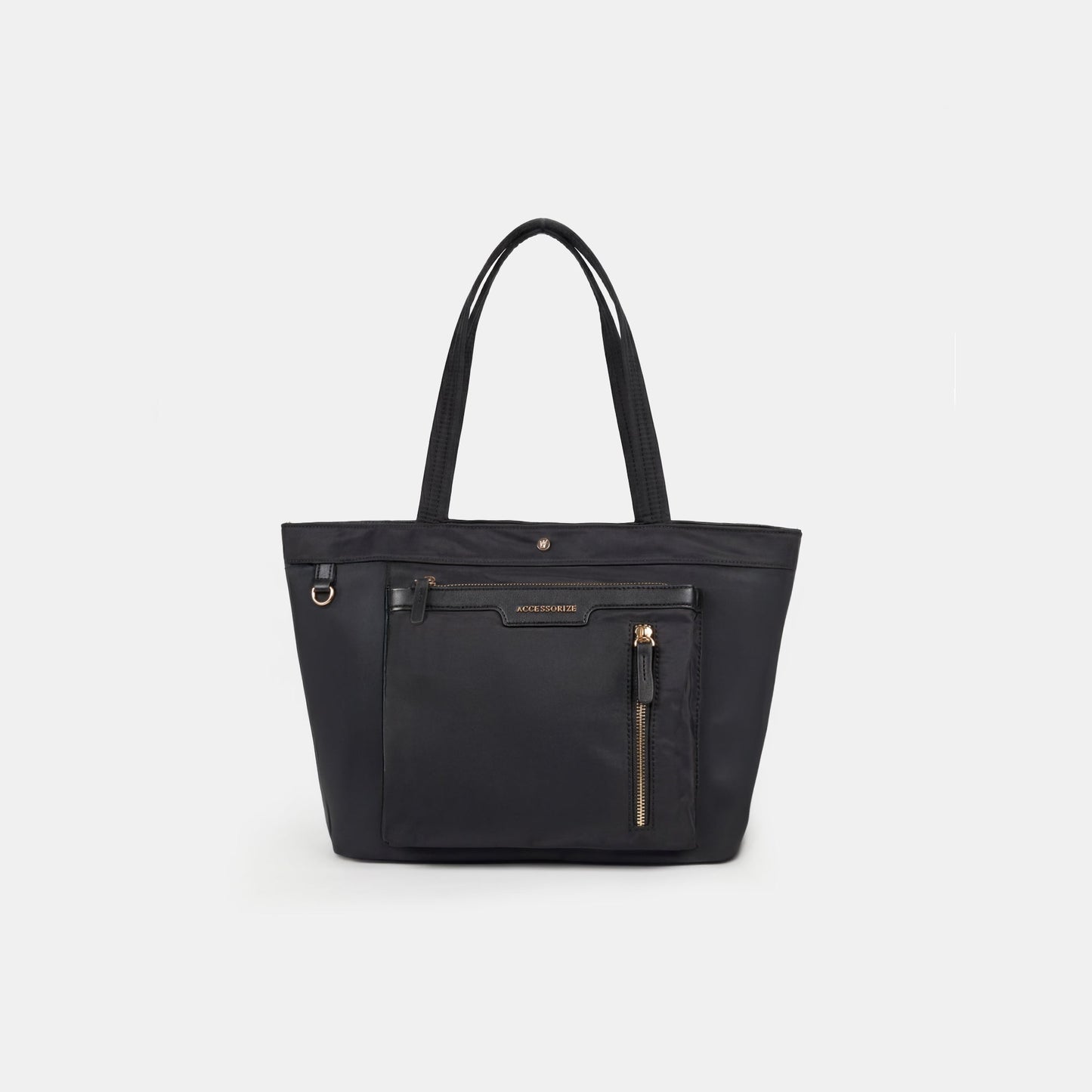 Black Siona Multi-Pocket Tote