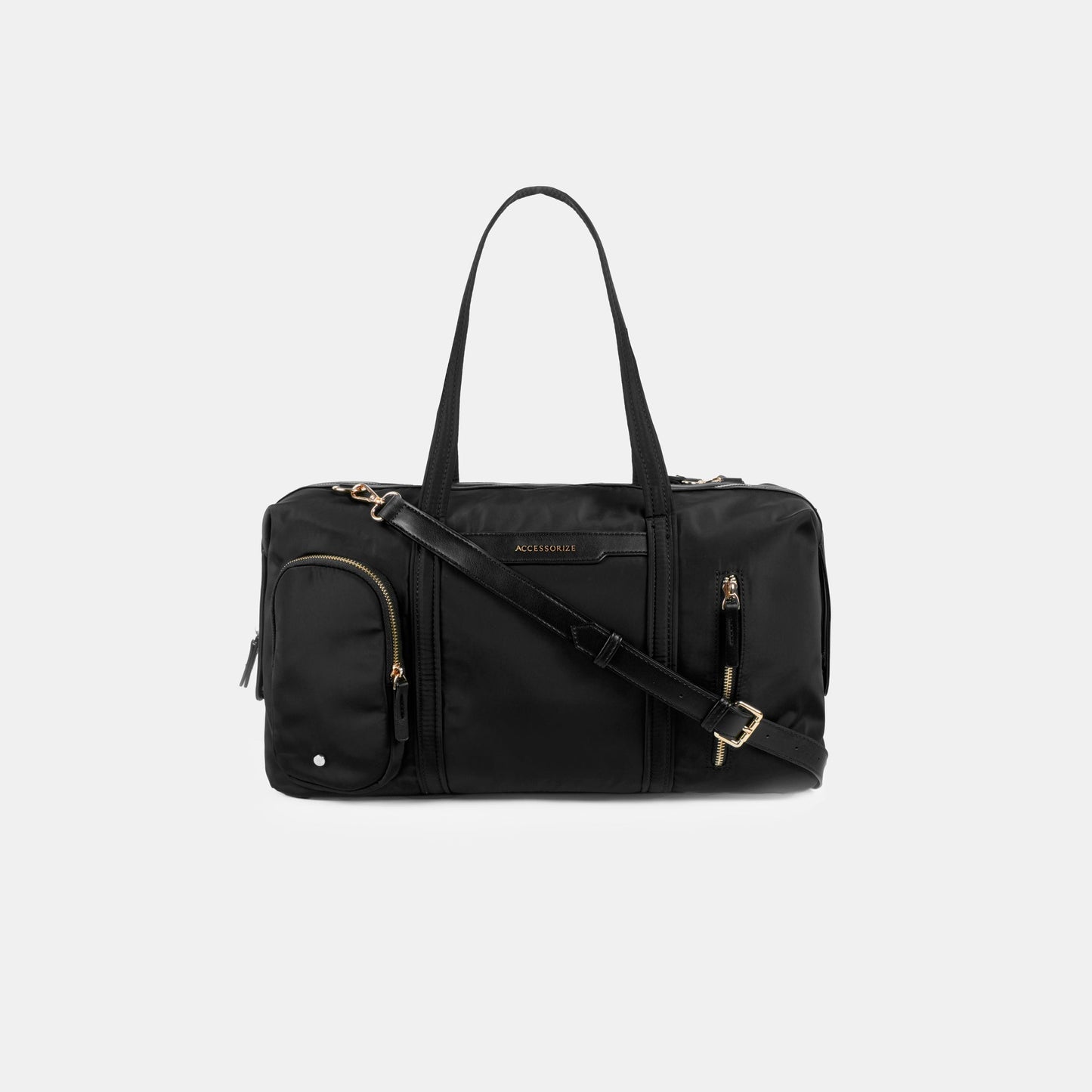Black Vesta Multi-Pocket Weekender