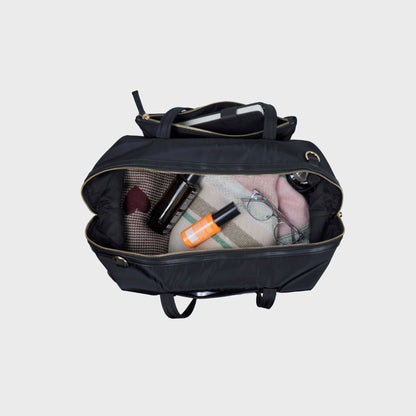 Black Vesta Multi-Pocket Weekender