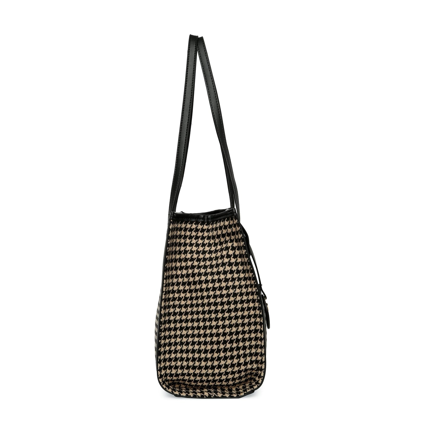 Women's Fabric Black & White Rosie Book Tote Bag