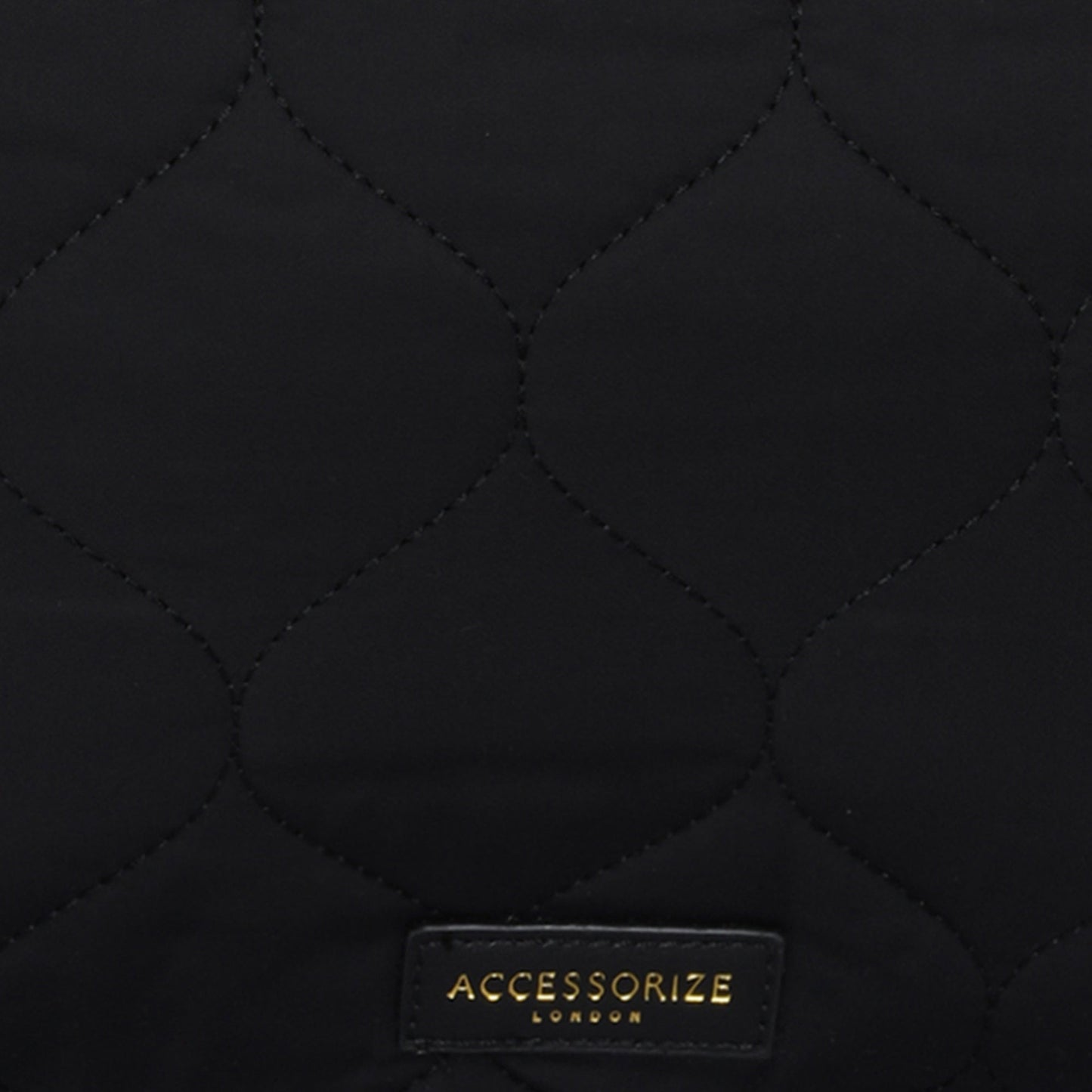 Women's Faux Leather Black Emmie Quilted Weekender Bag