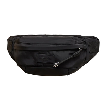 Women's Recycled Nylon Black Bumbag