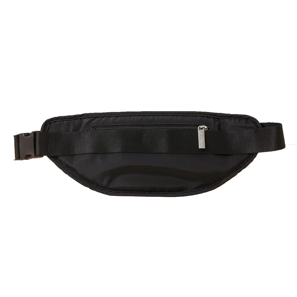 Women's Recycled Nylon Black Bumbag