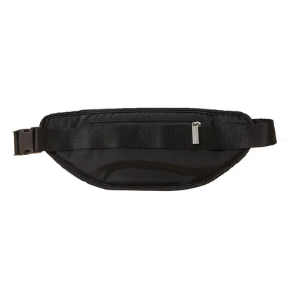 Women's Recycled Nylon Black Bumbag