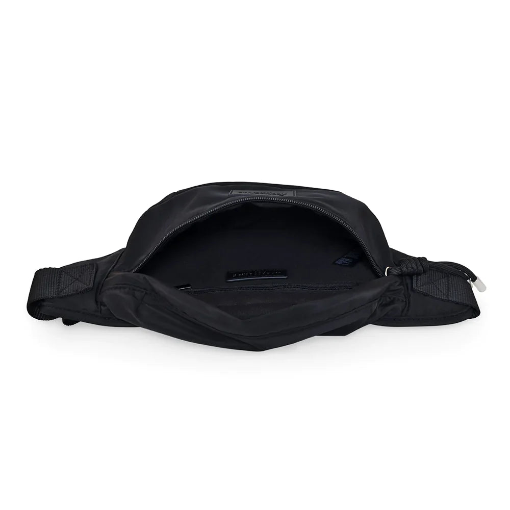 Women's Recycled Nylon Black Bumbag