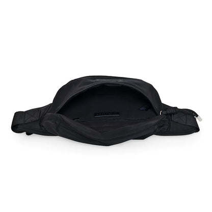 Women's Recycled Nylon Black Bumbag