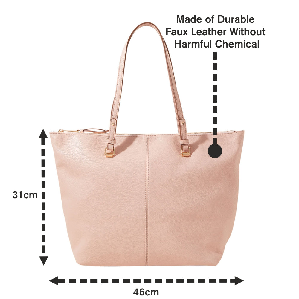 Cream Classic Shoulder Bag