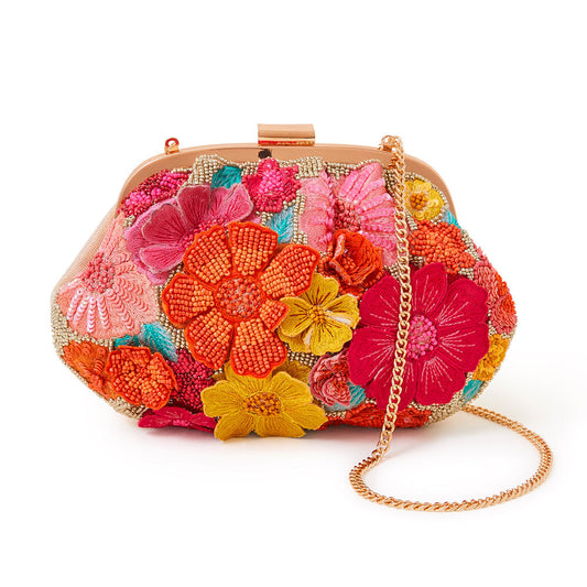 Women's Red 3D floral clipframe