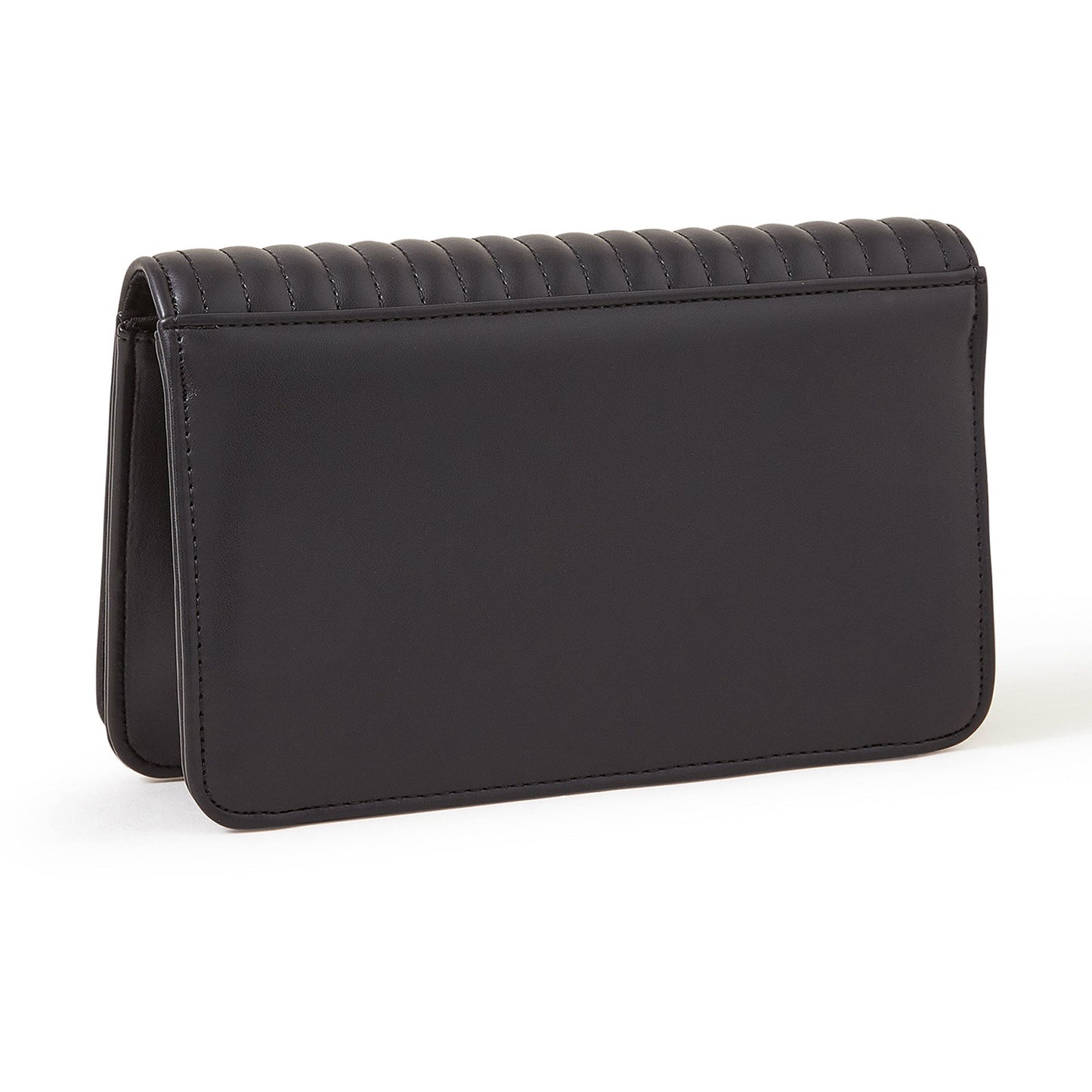 Women's Black Quilted Chain Shoulder Bag