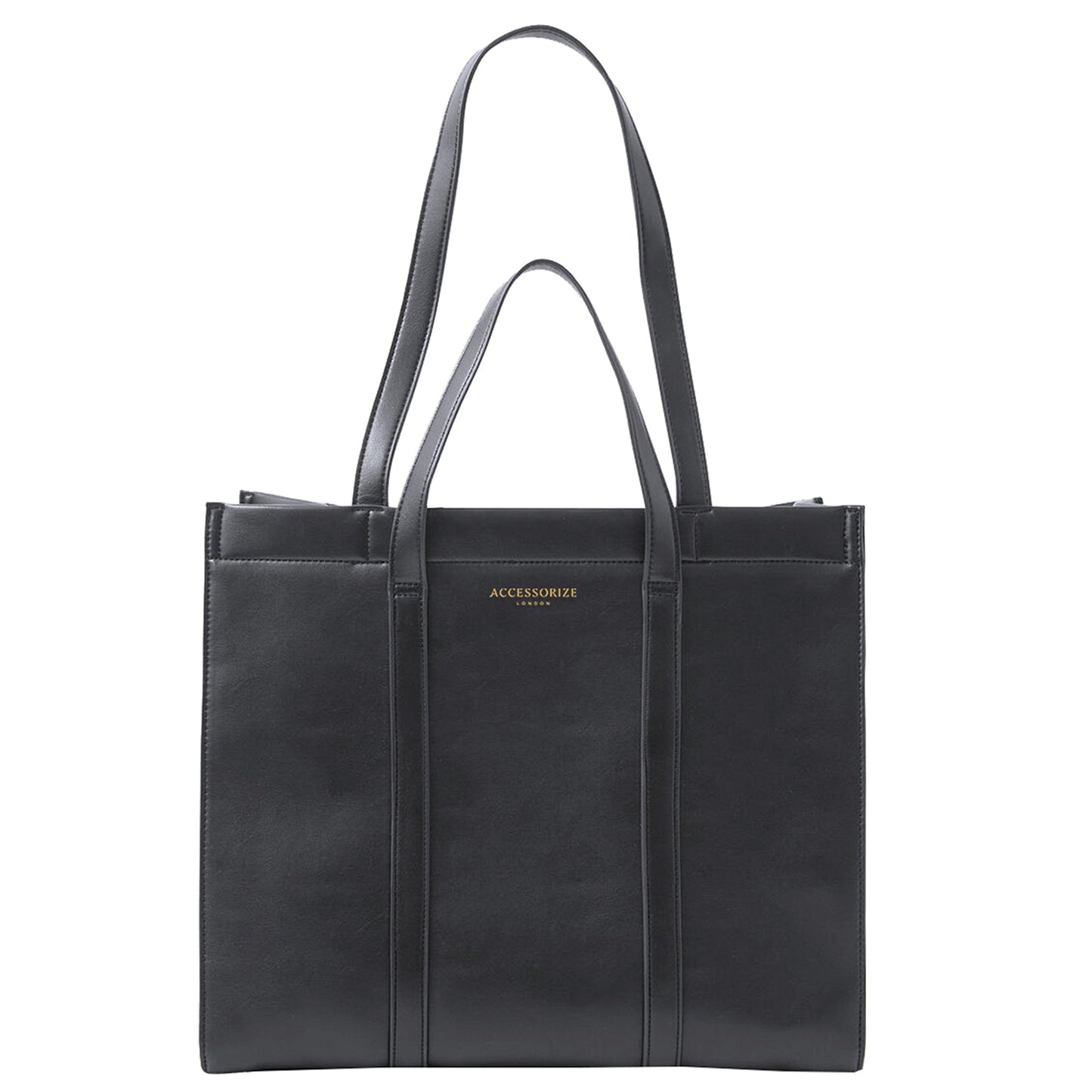 Women's Black Large Shoulder Book Bag