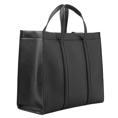 Women's Black Large Shoulder Book Bag