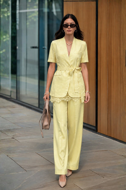 Citrine Hemp Linen Co-ord