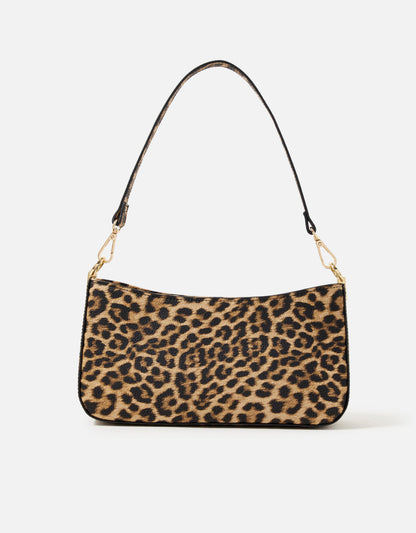 Women's Leopard Print Roxanne Shoulder Bag