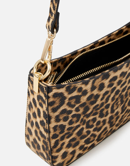 Women's Leopard Print Roxanne Shoulder Bag