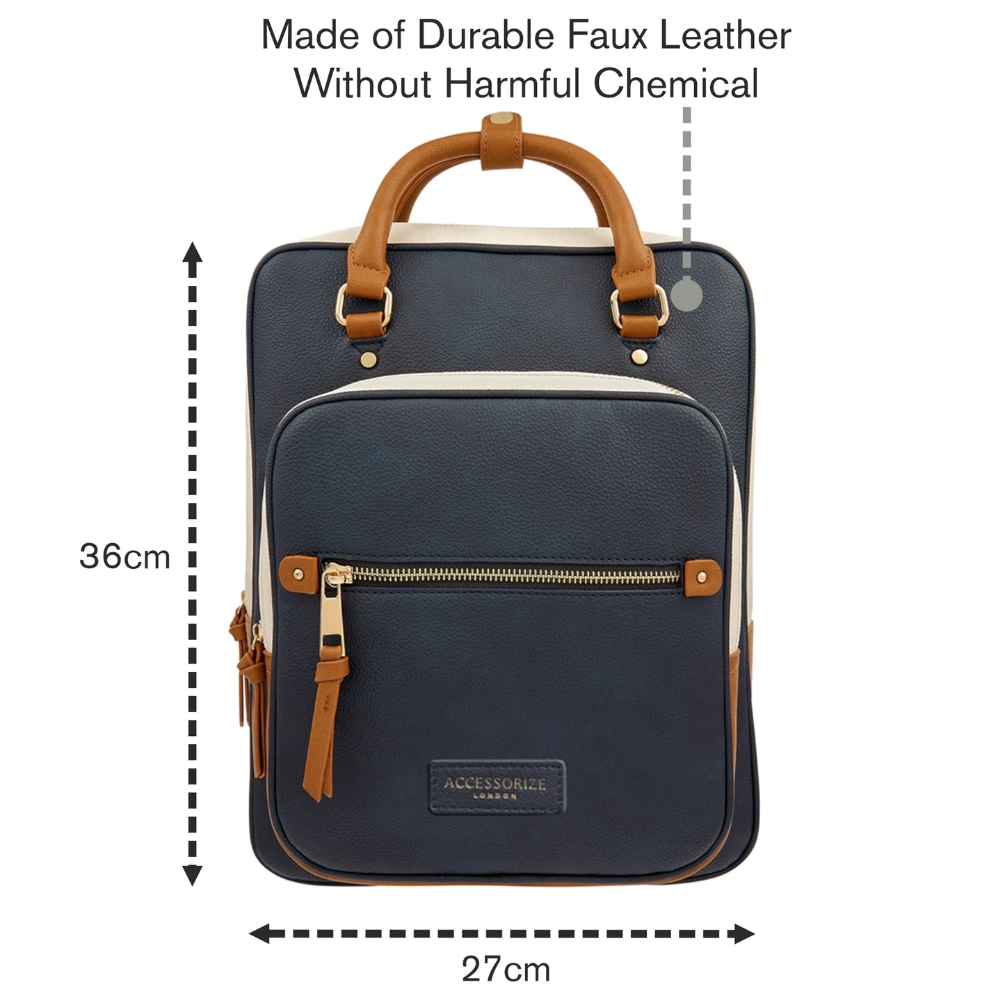 Women's Darks-Multi Harriet Vegan Backpack