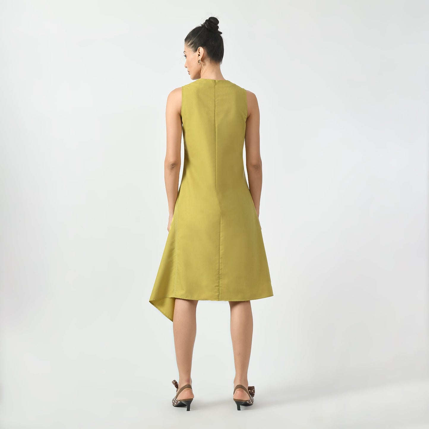 Mustard Asymetrical Dress