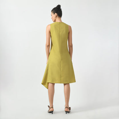 Mustard Asymetrical Dress