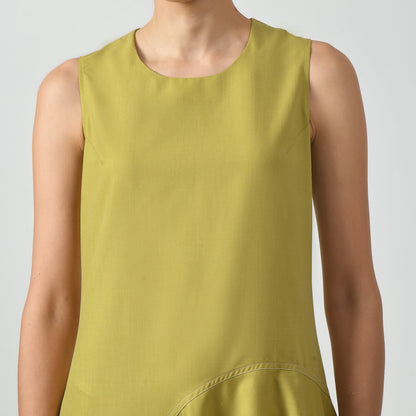 Mustard Asymetrical Dress