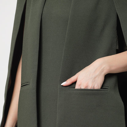 Olive Cape Jacket