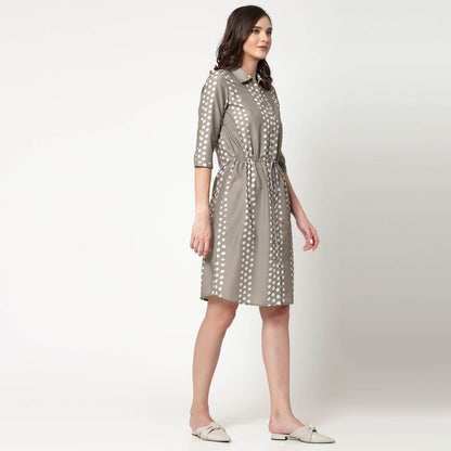 Olive Tunic With Draw Strings
