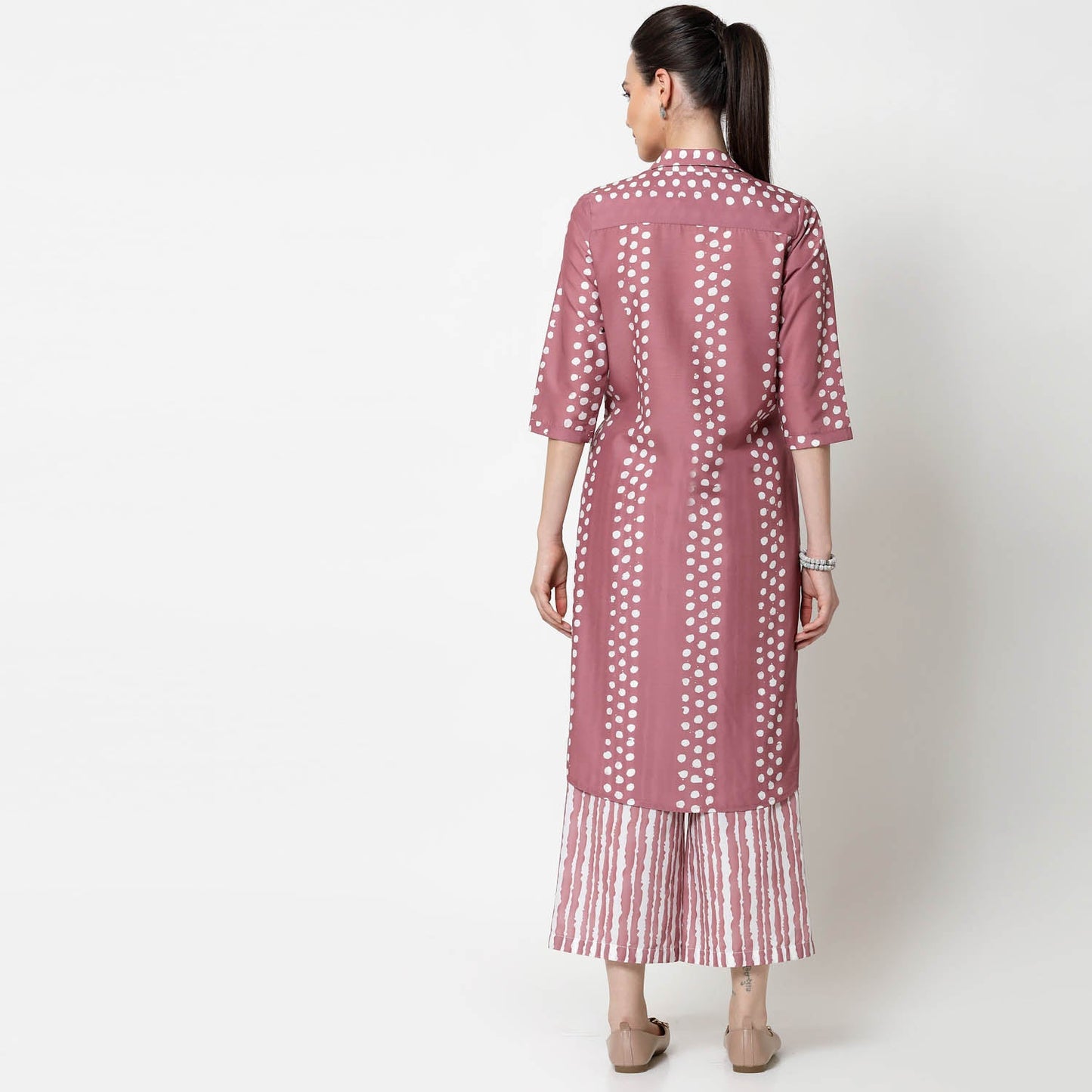 Pink Tunic With Draw Strings