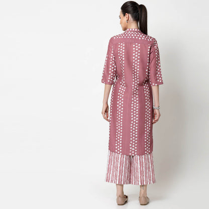Pink Tunic With Draw Strings