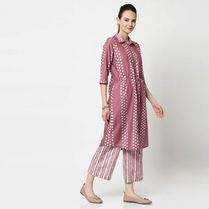 Pink Tunic With Draw Strings