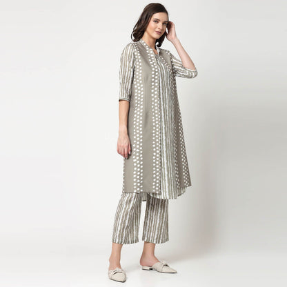Reversible Olive Polka Jacket