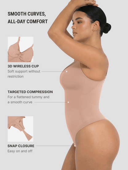 Shapewear Tummy Control Seamless Bodysuit