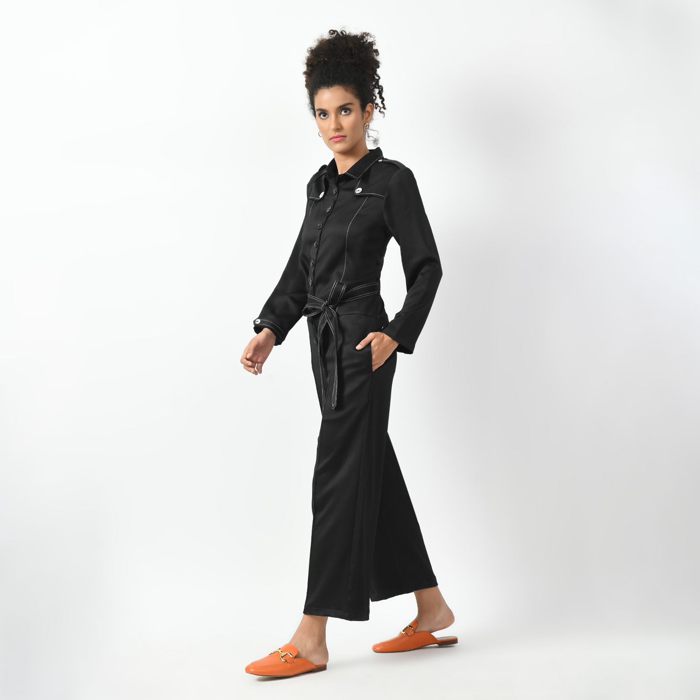 Navy Black Jumpsuit