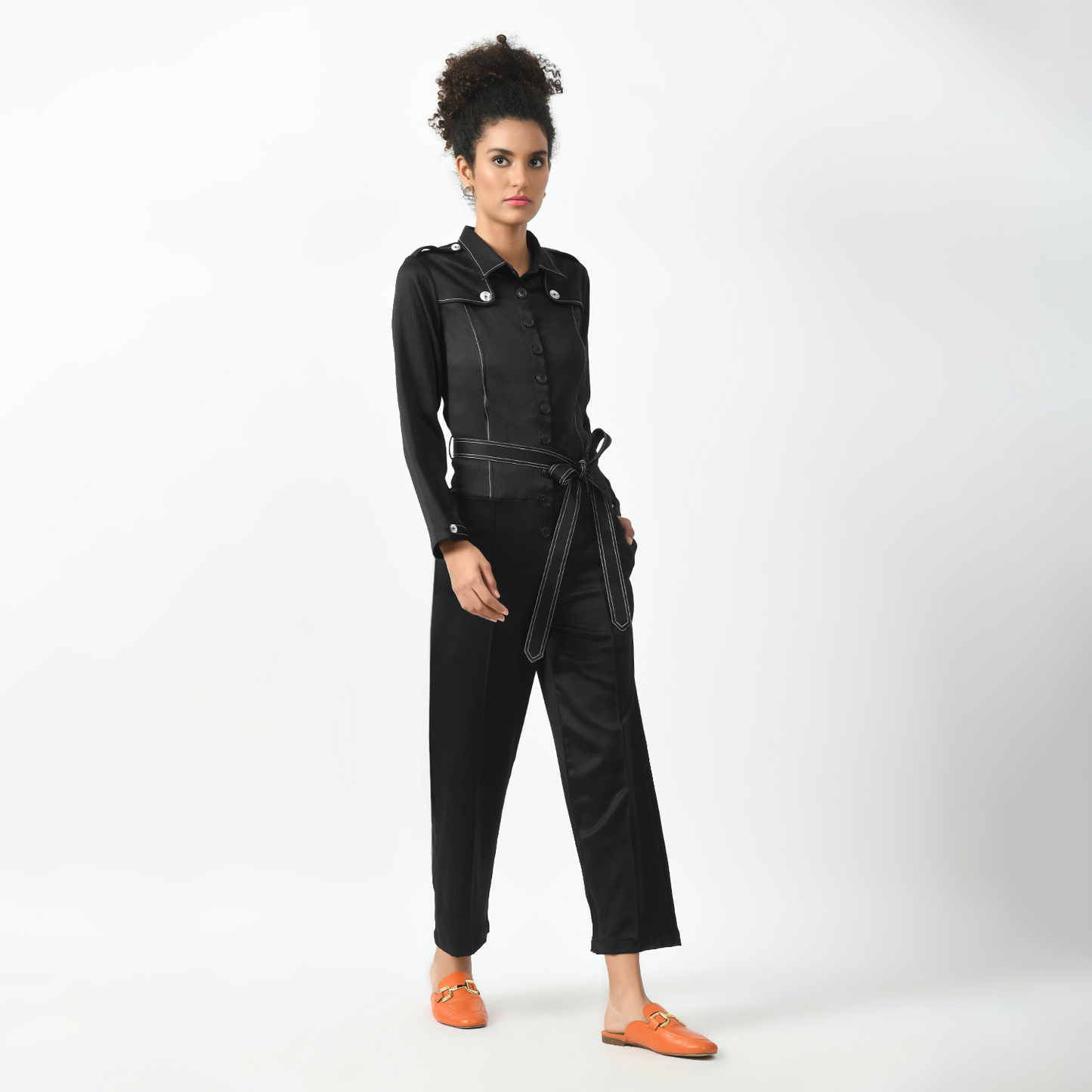 Navy Black Jumpsuit
