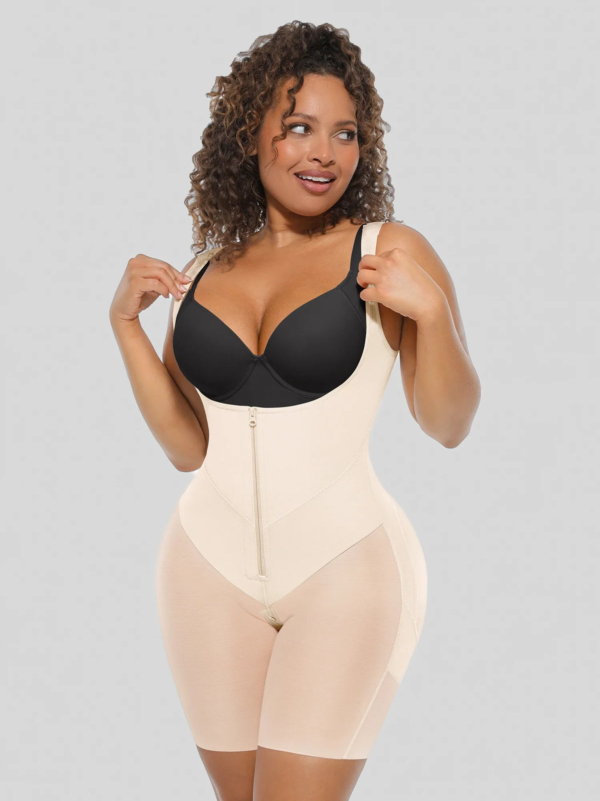V-Shaped Faja Tummy Control Butt Lift Shapewear Bodysuit