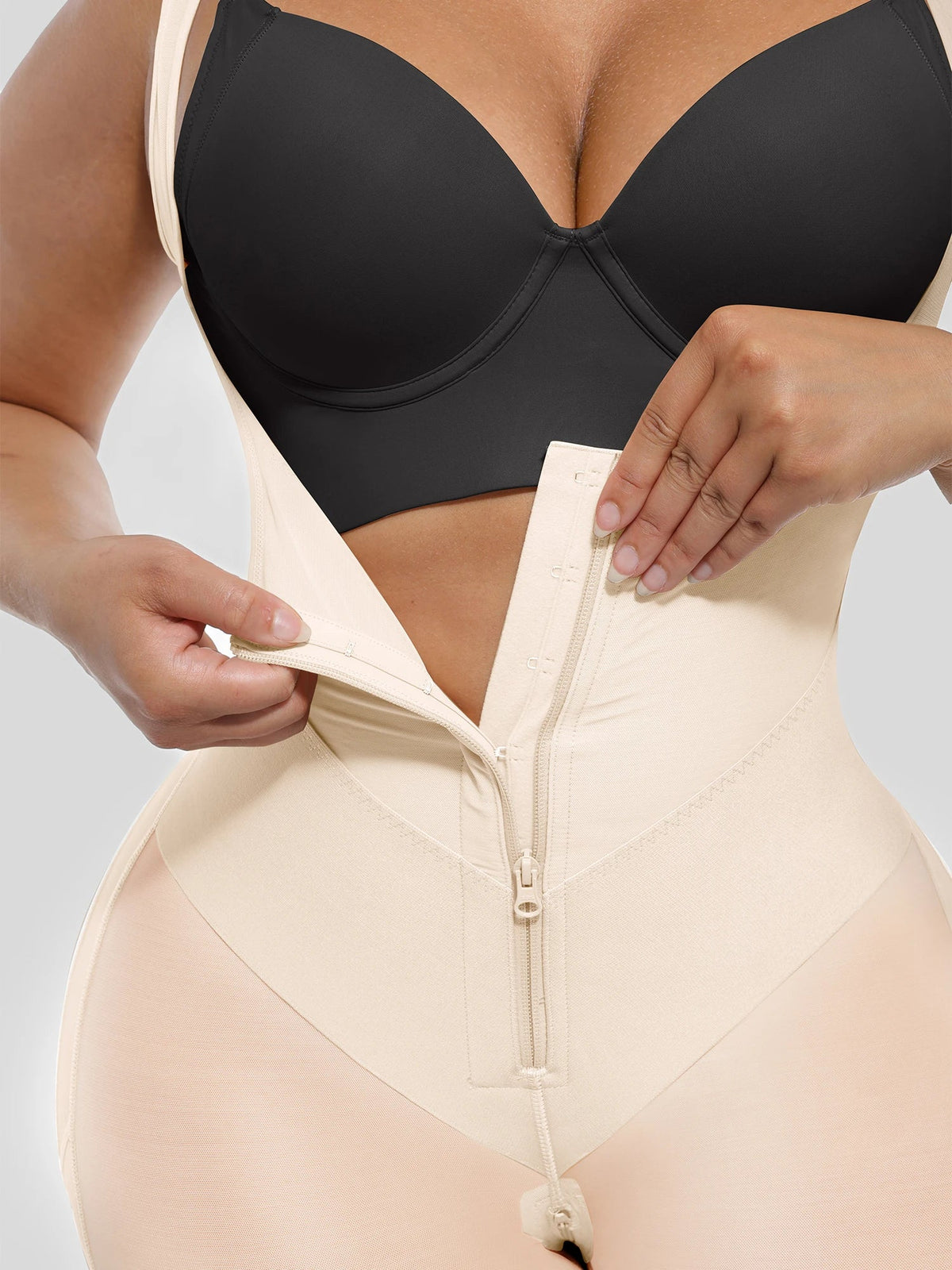 V-Shaped Faja Tummy Control Butt Lift Shapewear Bodysuit