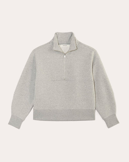 Luxe Fleece Half-Zip Sweatshirt | Heathered Grey