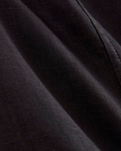 The Crossback Tank in Linen | Black