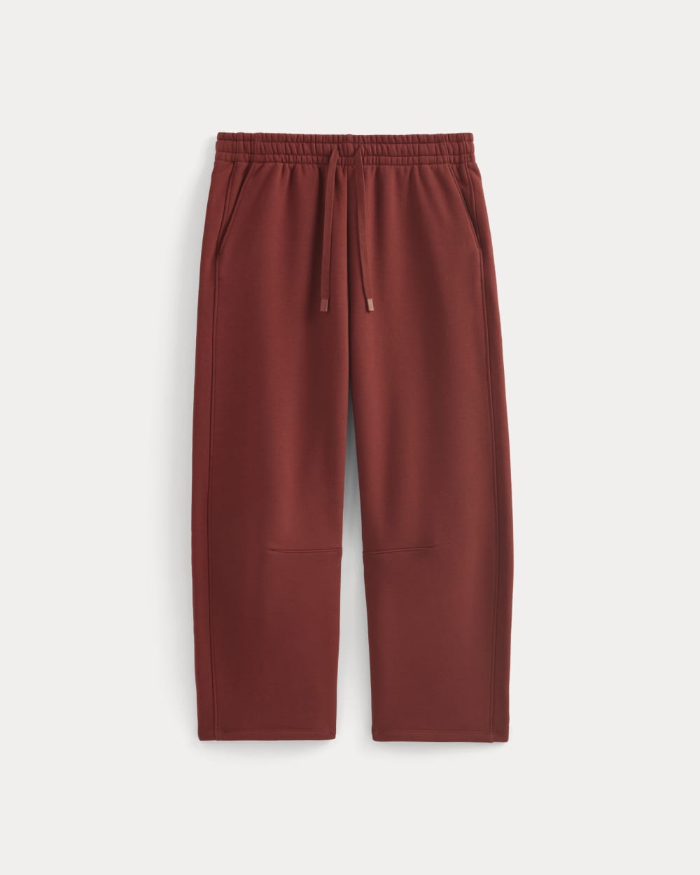 Luxe Fleece Barrel Sweatpant | Merlot