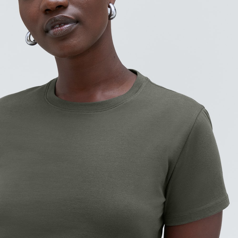The Box-Cut Tee in Essential Cotton | Kambaba | No Pocket