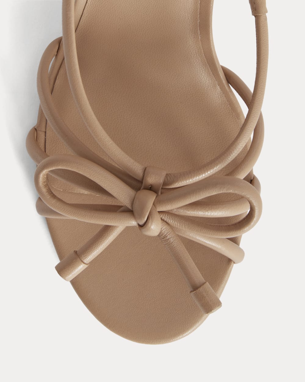 The Bow Heel | Blush Tan