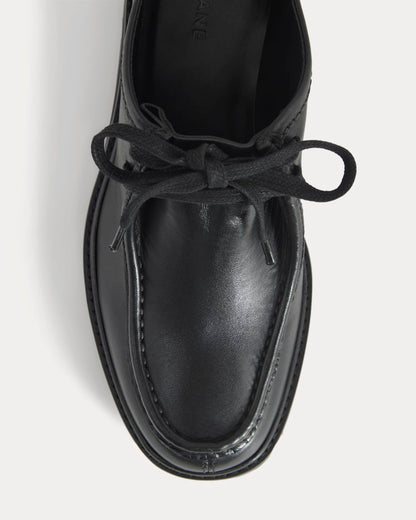 Leather Lug Chukka | Black