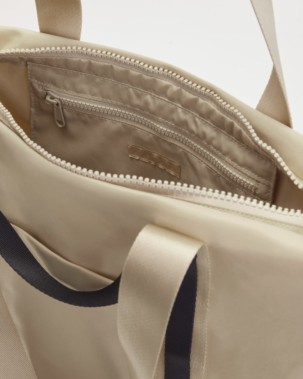 The Recycled Nylon Tote | Khaki