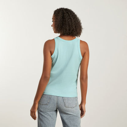 The Tank in Essential Cotton | Ice Blue