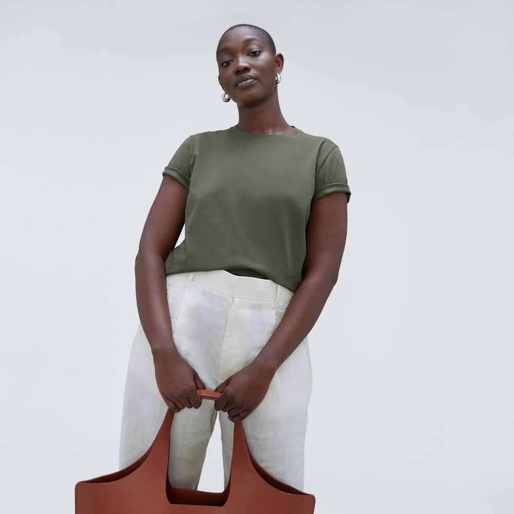 The Box-Cut Tee in Essential Cotton | Kambaba | No Pocket