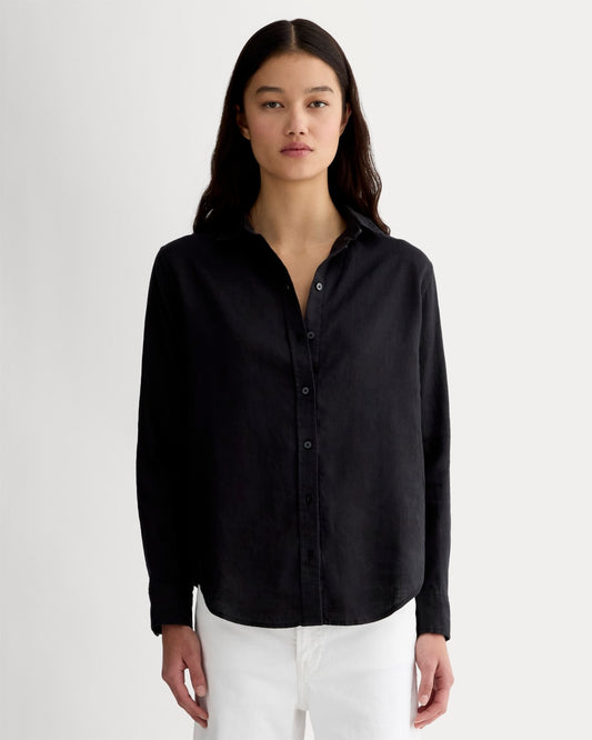 The Must-Have Shirt in Linen | Black