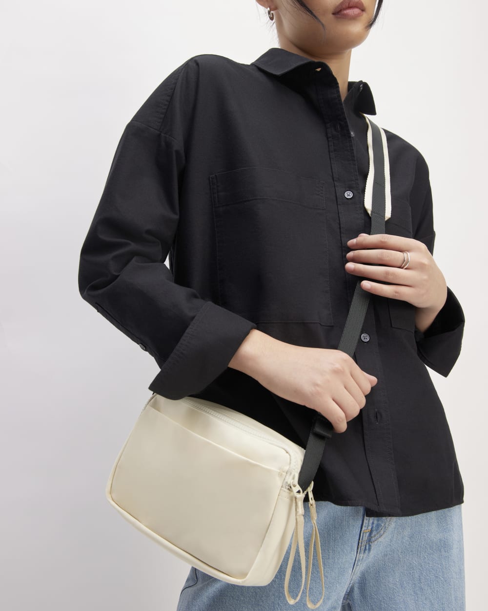 The Recycled Nylon Camera Bag | Parchment