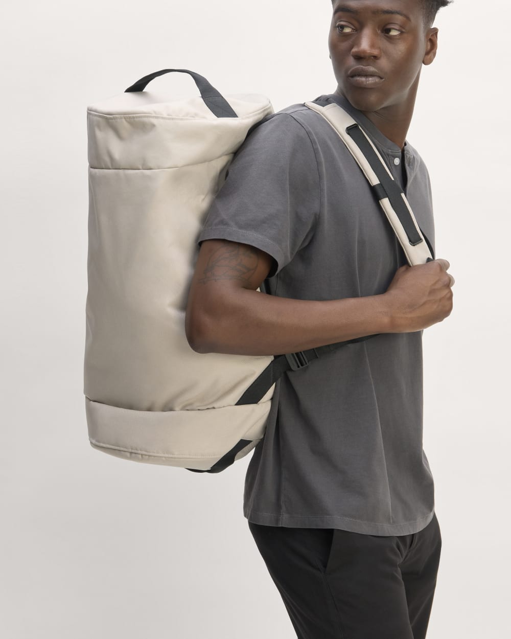 The Transit 4-Way Duffle | Warm Quartz