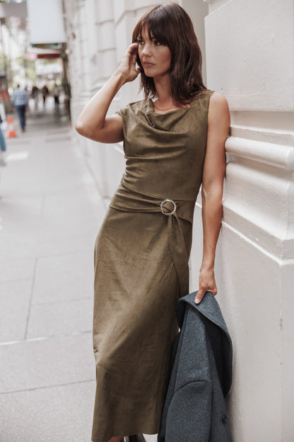 Lovlin Maxi Dress - Olive