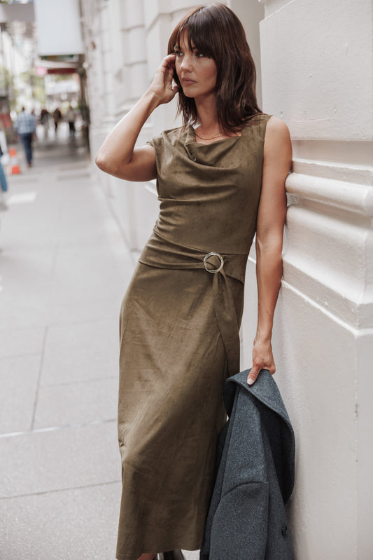 Lovlin Maxi Dress - Olive