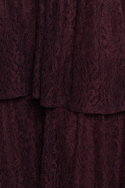 Miravelle Maxi Dress - Plum Lace