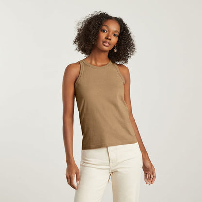 The Tank in Essential Cotton | Iced Coffee