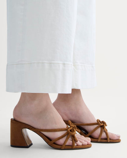 The Bow Heel | Canyon Brown Suede